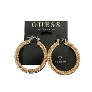 Guess hoop earrings NWT